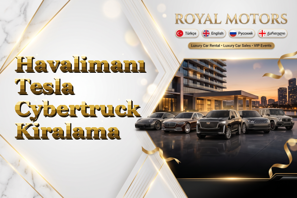 Havalimanı Tesla Cybertruck Kiralama
