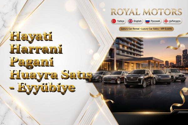 Hayati Harrani Pagani Huayra Satış - Eyyübiye