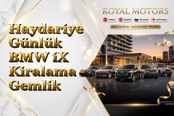 Haydariye Günlük BMW iX Kiralama - Gemlik