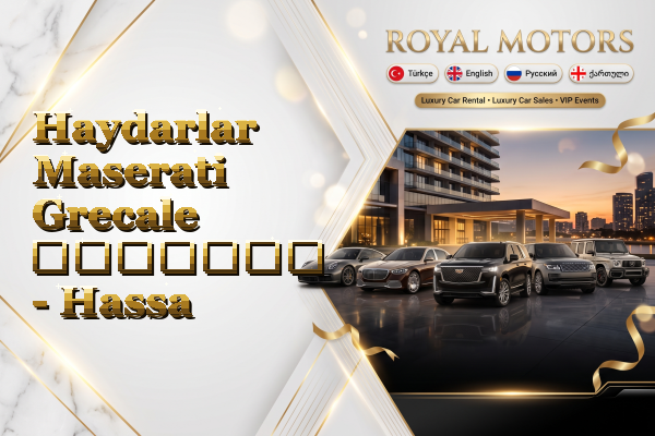 Haydarlar Maserati Grecale გაყიდვა - Hassa