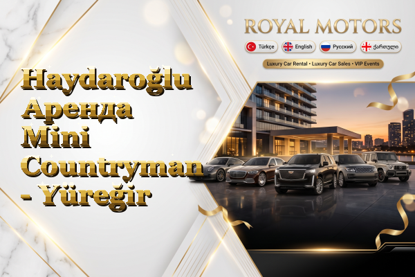 Haydaroğlu Аренда Mini Countryman - Yüreğir
