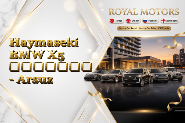 Haymaseki BMW X5 გაყიდვა - Arsuz