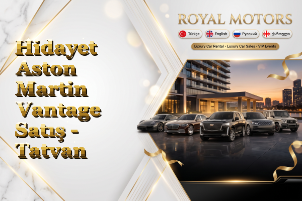 Hidayet Aston Martin Vantage Satış - Tatvan