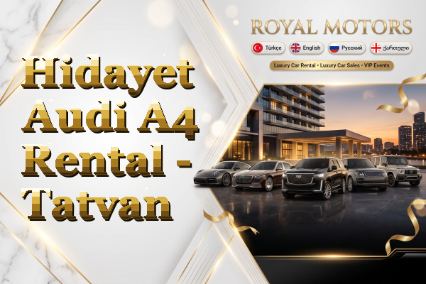 Hidayet Audi A4 Rental - Tatvan