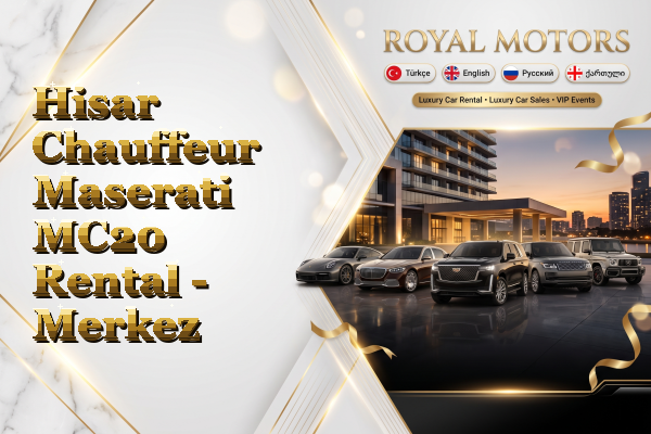 Hisar Chauffeur Maserati MC20 Rental - Merkez
