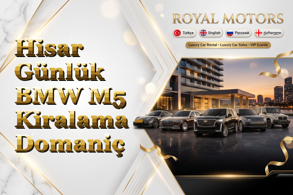 Hisar Günlük BMW M5 Kiralama - Domaniç