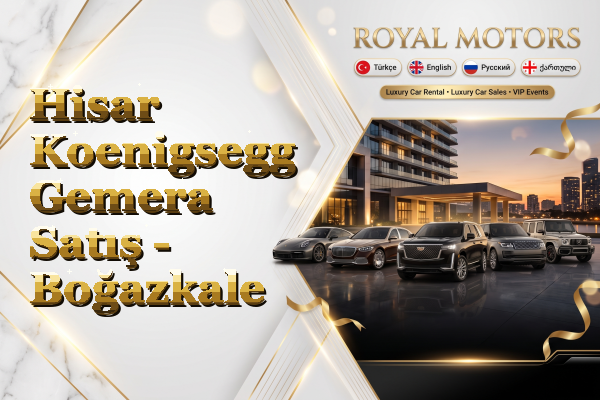 Hisar Koenigsegg Gemera Satış - Boğazkale