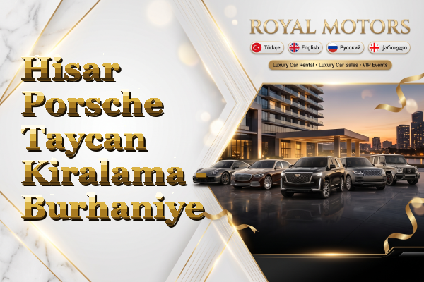 Hisar Porsche Taycan Kiralama - Burhaniye
