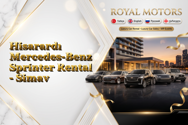 Hisarardı Mercedes-Benz Sprinter Rental - Simav