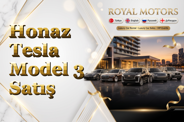 Honaz Tesla Model 3 Satış
