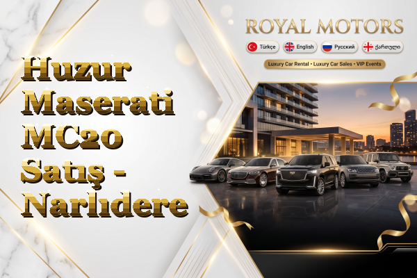 Huzur Maserati MC20 Satış - Narlıdere