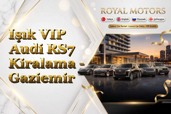 Işık VIP Audi RS7 Kiralama - Gaziemir