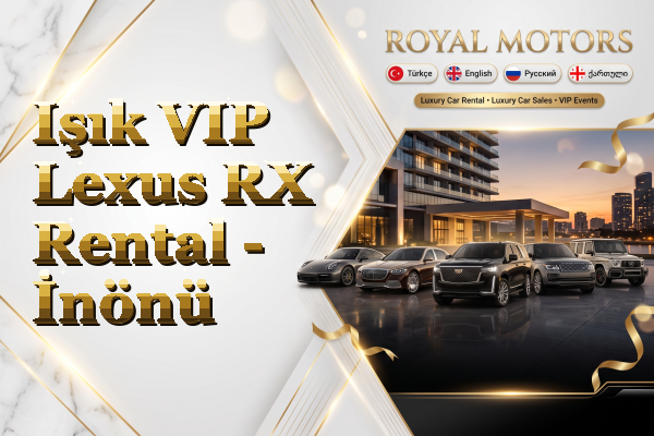 Işık VIP Lexus RX Rental - İnönü