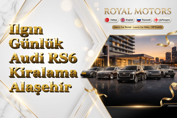 Ilgın Günlük Audi RS6 Kiralama - Alaşehir