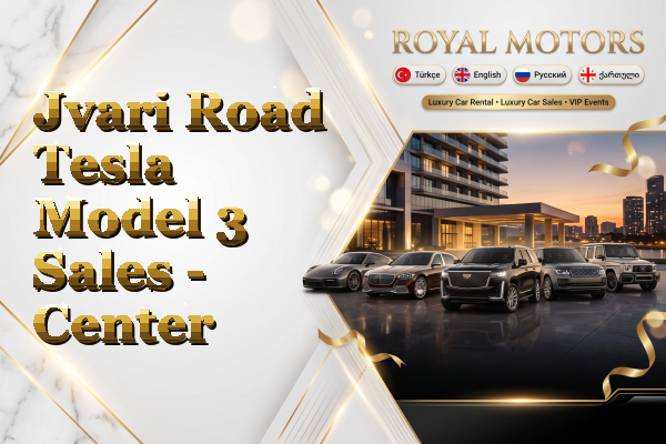 Jvari Road Tesla Model 3 Sales - Center