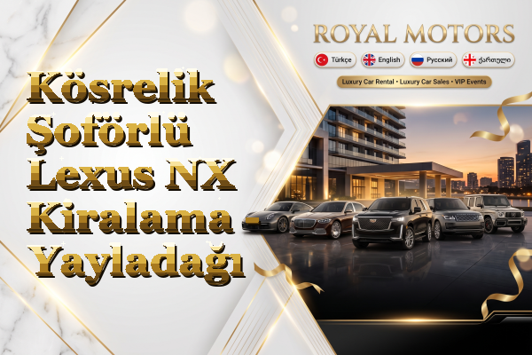 Kösrelik Şoförlü Lexus NX Kiralama - Yayladağı