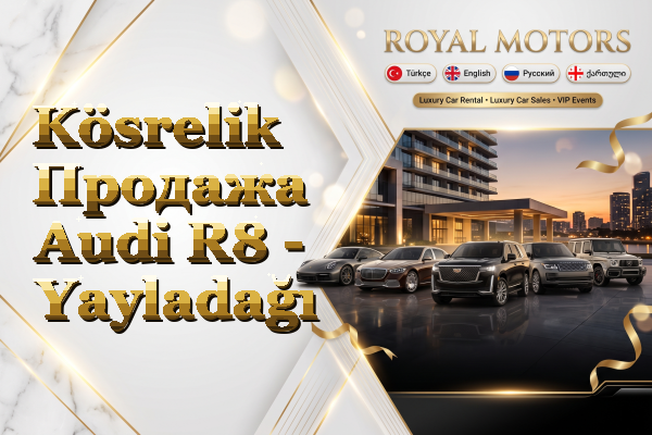Kösrelik Продажа Audi R8 - Yayladağı