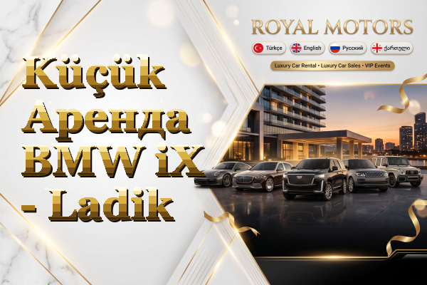 Küçük Аренда BMW iX - Ladik
