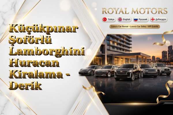 Küçükpınar Şoförlü Lamborghini Huracan Kiralama - Derik