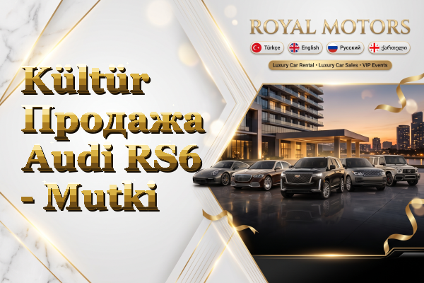 Kültür Продажа Audi RS6 - Mutki