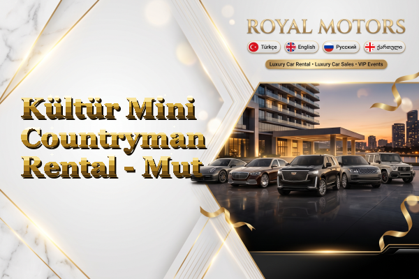 Kültür Mini Countryman Rental - Mut
