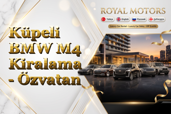 Küpeli BMW M4 Kiralama - Özvatan