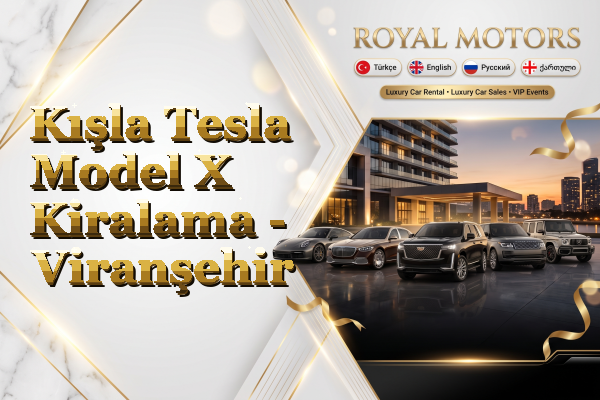 Kışla Tesla Model X Kiralama - Viranşehir