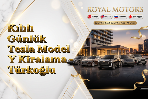 Kılılı Günlük Tesla Model Y Kiralama - Türkoğlu