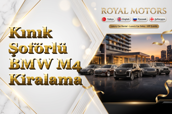 Kınık Şoförlü BMW M4 Kiralama
