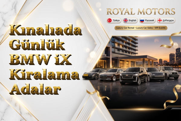 Kınalıada Günlük BMW iX Kiralama - Adalar