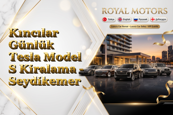 Kıncılar Günlük Tesla Model S Kiralama - Seydikemer
