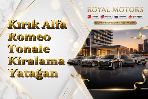 Kırık Alfa Romeo Tonale Kiralama - Yatağan