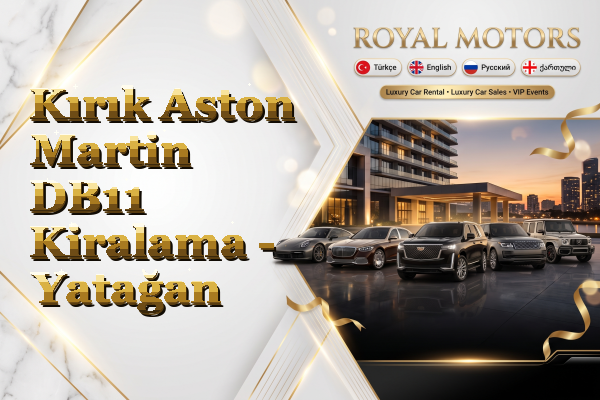 Kırık Aston Martin DB11 Kiralama - Yatağan