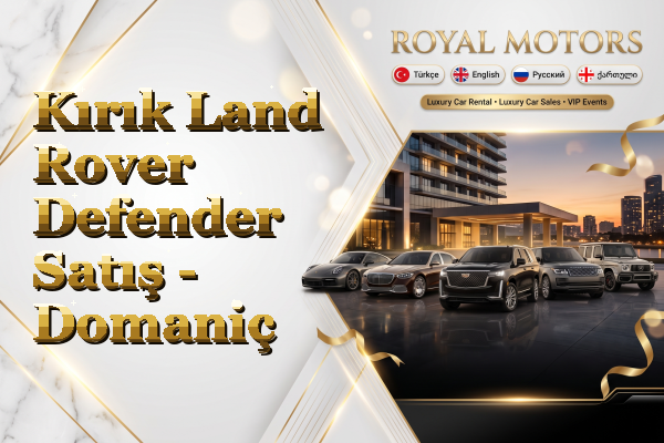 Kırık Land Rover Defender Satış - Domaniç