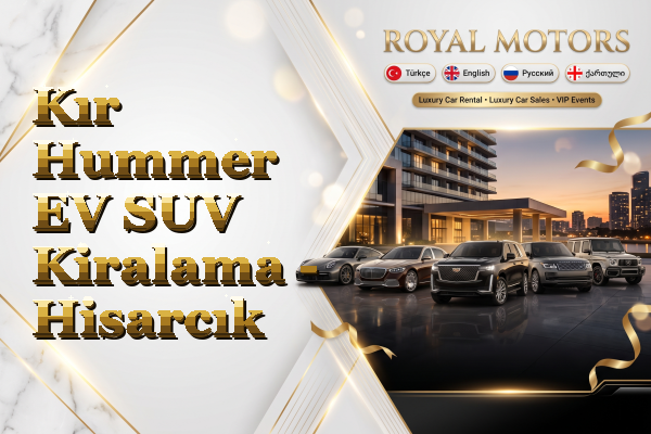 Kır Hummer EV SUV Kiralama - Hisarcık