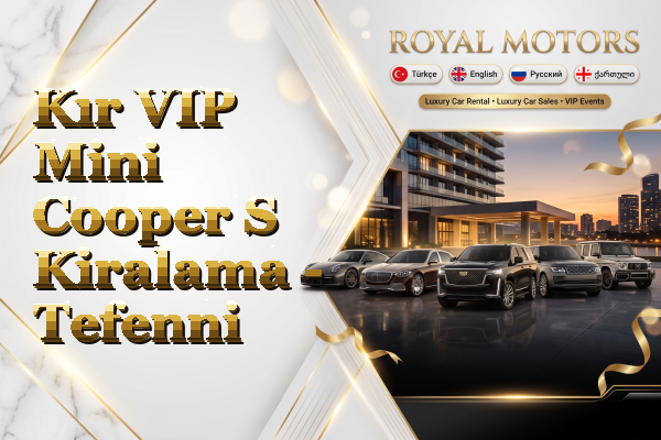 Kır VIP Mini Cooper S Kiralama - Tefenni