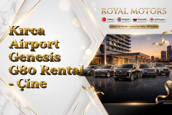 Kırca Airport Genesis G80 Rental - Çine