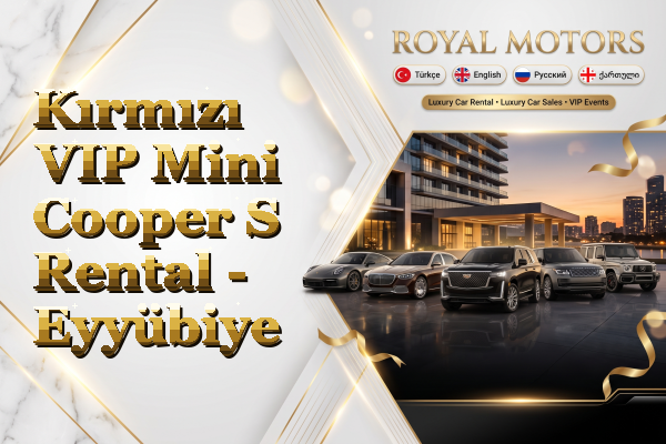 Kırmızı VIP Mini Cooper S Rental - Eyyübiye