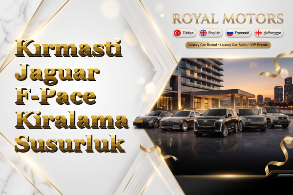 Kırmasti Jaguar F-Pace Kiralama - Susurluk