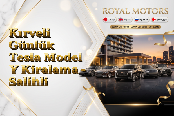 Kırveli Günlük Tesla Model Y Kiralama - Salihli