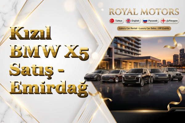 Kızıl BMW X5 Satış - Emirdağ
