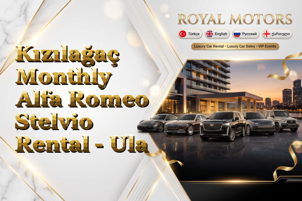 Kızılağaç Monthly Alfa Romeo Stelvio Rental - Ula