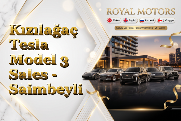 Kızılağaç Tesla Model 3 Sales - Saimbeyli