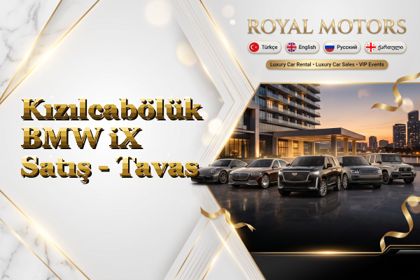 Kızılcabölük BMW iX Satış - Tavas