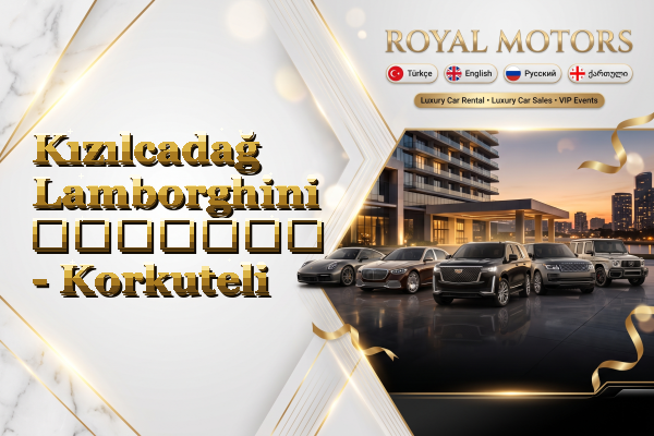 Kızılcadağ Lamborghini გაყიდვა - Korkuteli