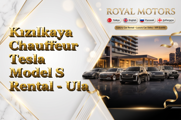 Kızılkaya Chauffeur Tesla Model S Rental - Ula