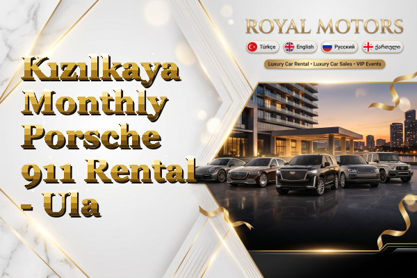 Kızılkaya Monthly Porsche 911 Rental - Ula