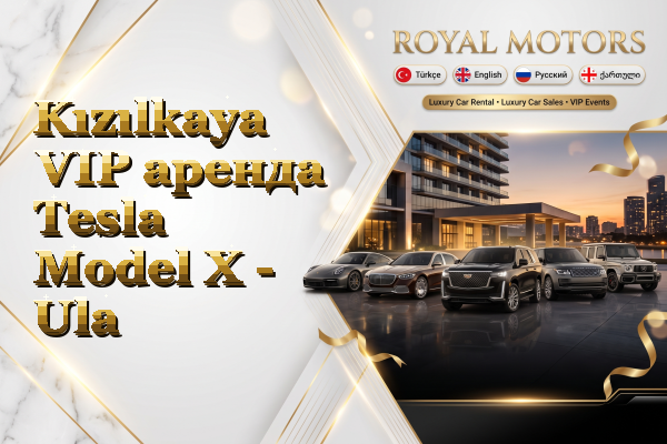 Kızılkaya VIP аренда Tesla Model X - Ula