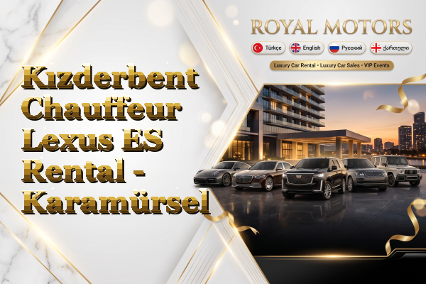 Kızderbent Chauffeur Lexus ES Rental - Karamürsel