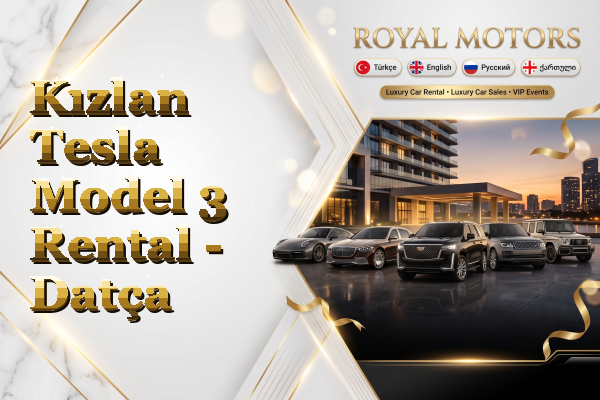 Kızlan Tesla Model 3 Rental - Datça